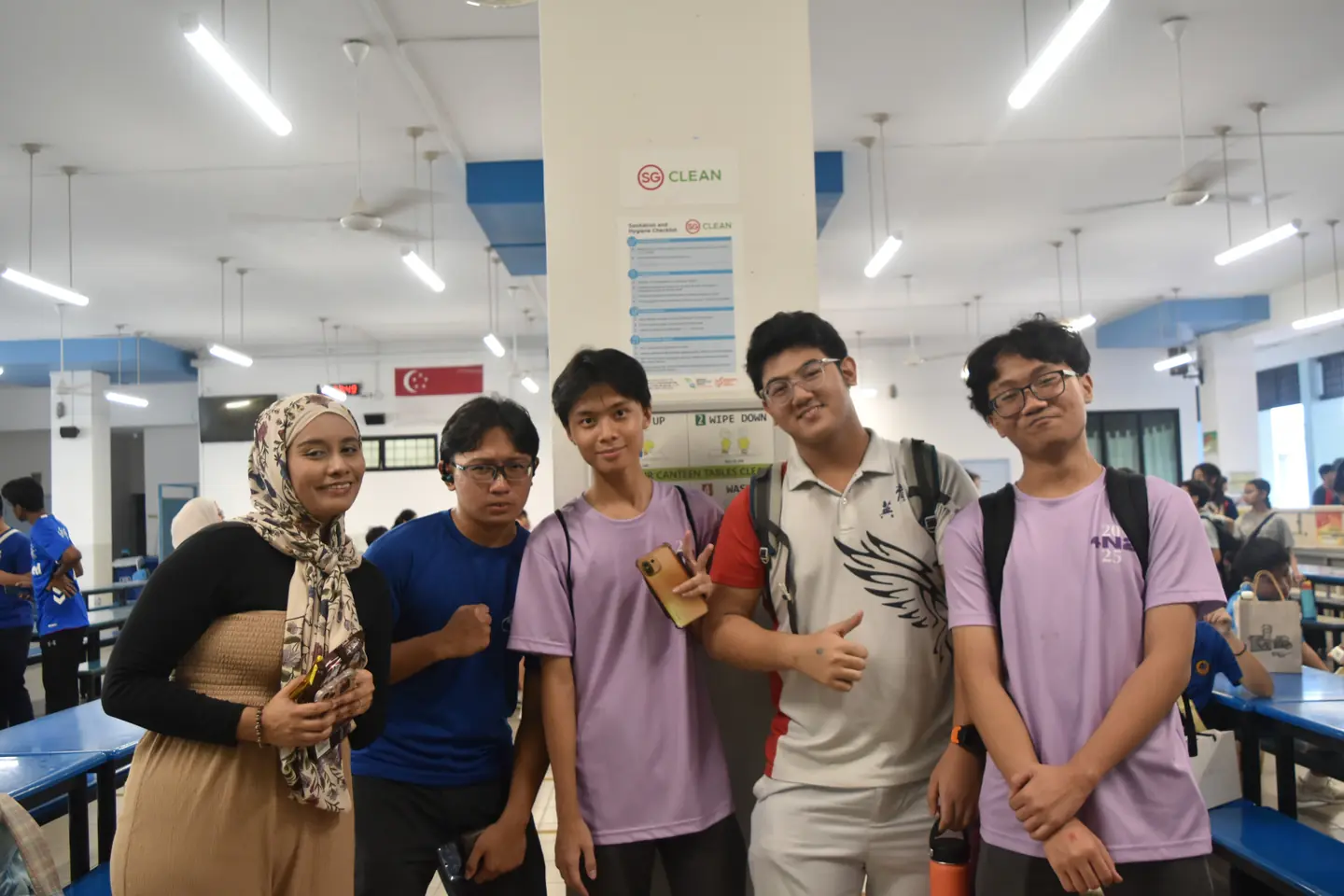 Former students reconnecting with members of the school community